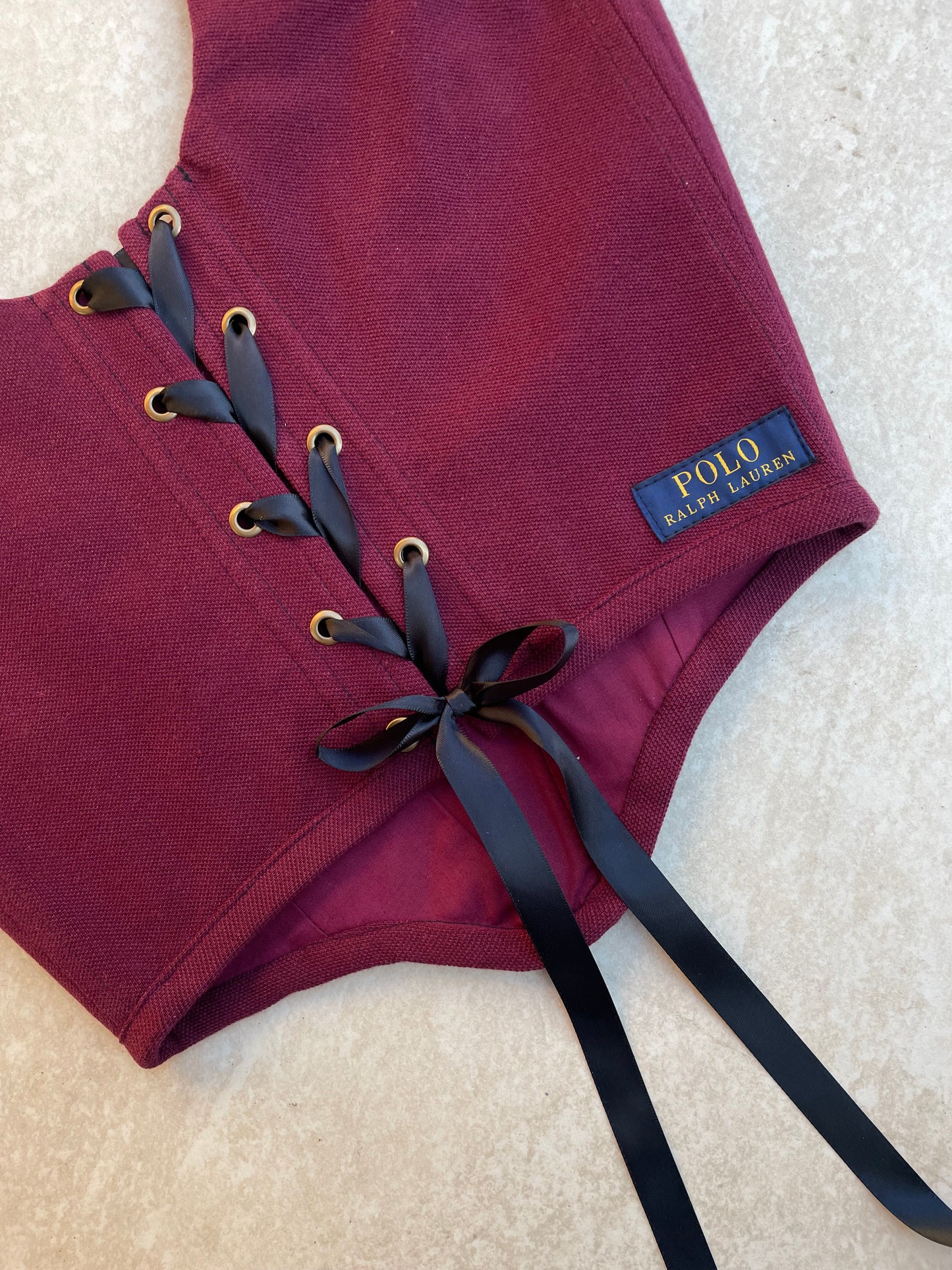 Burgundy Ralph Lauren corset - Size XS - uk 6