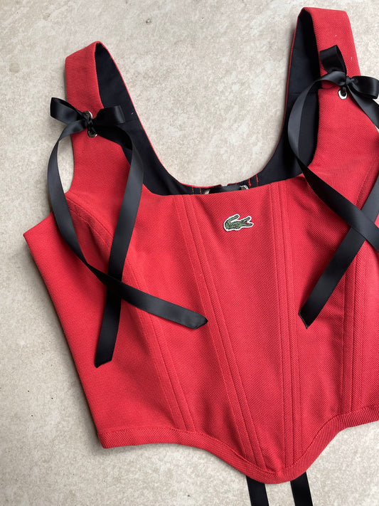 Red Lacoste corset - Size S - uk 8