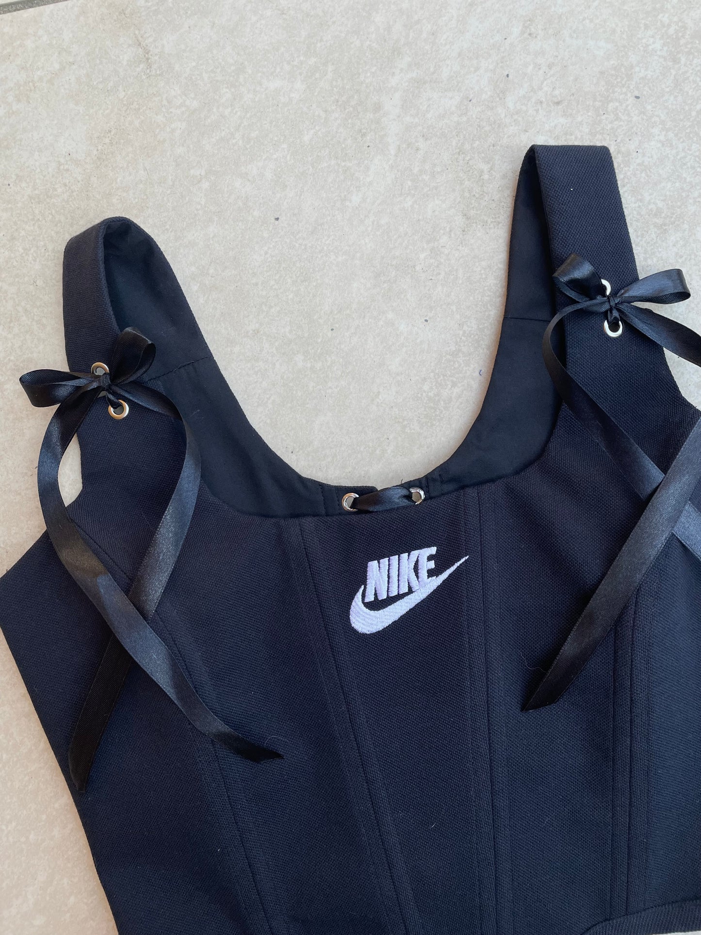 Black Nike corset - Size M - uk 10