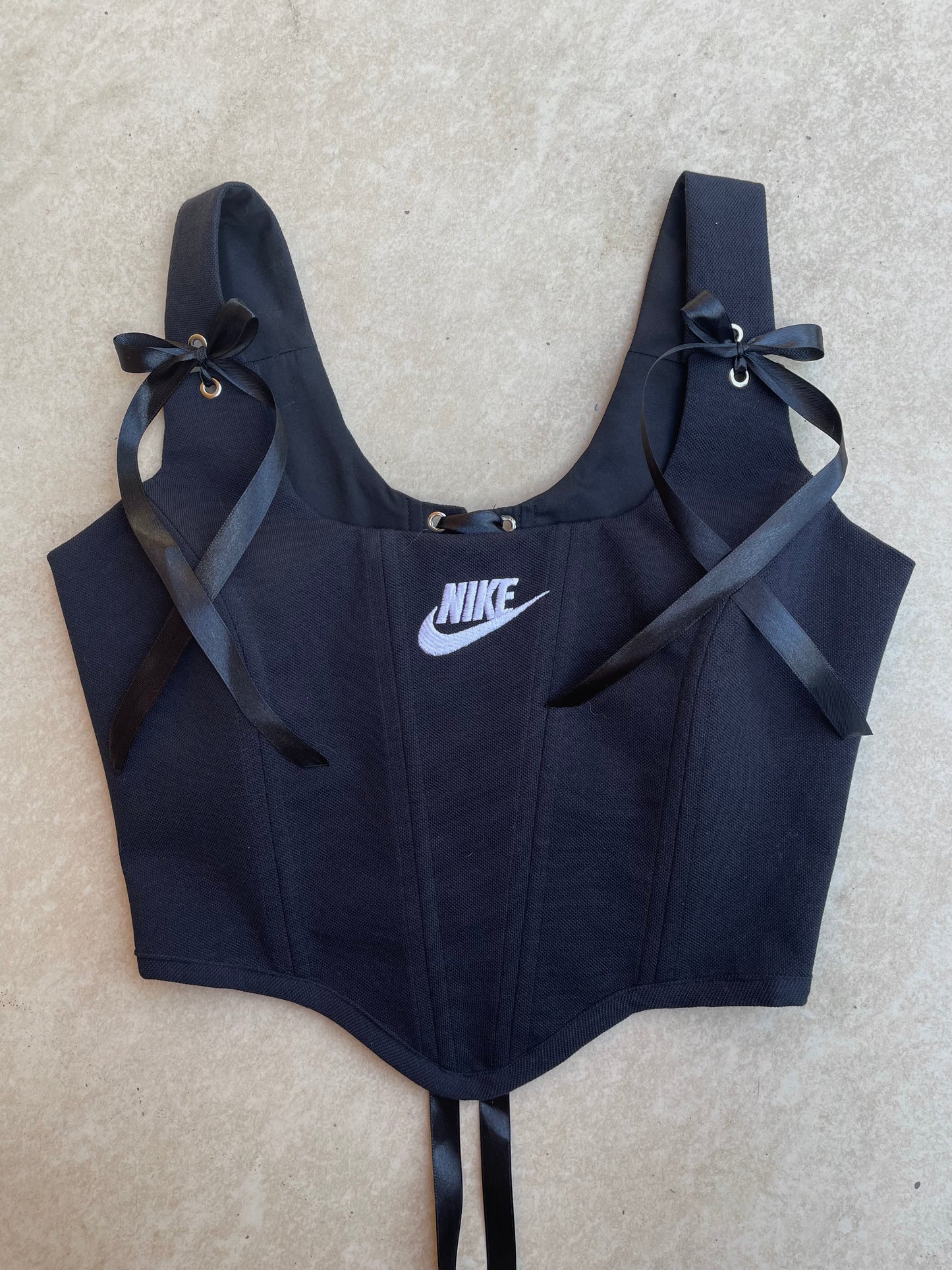 Black Nike corset - Size M - uk 10